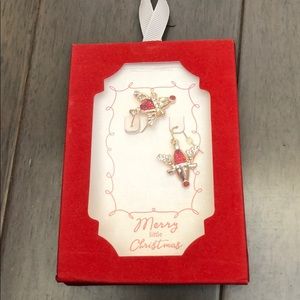 Cute reindeer earrings. New in Box.